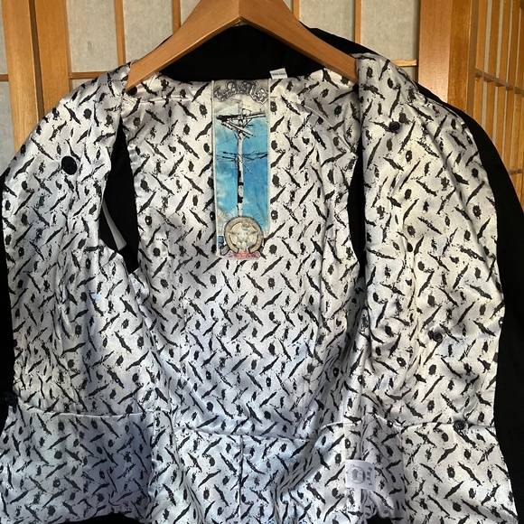 L.A.M.B. Black Vest Lined Loop Hole Closure - Gwen Stefani Collection - NWOT - Picture 9 of 11